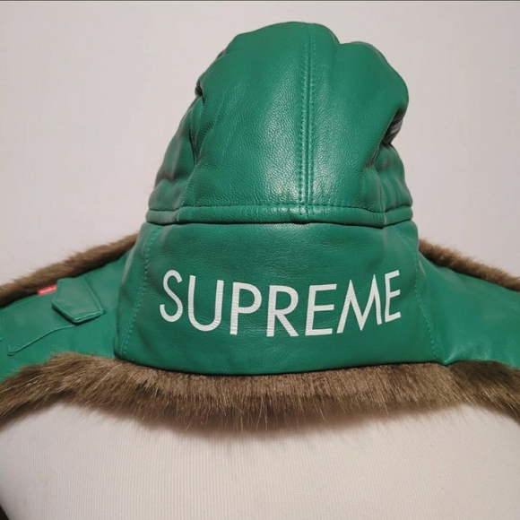 帽子 Supreme Leather Trooper Supreme OG Leather Trooper Hat Aviator